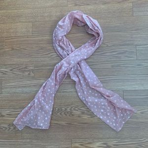 Lightweight embroidered scarf